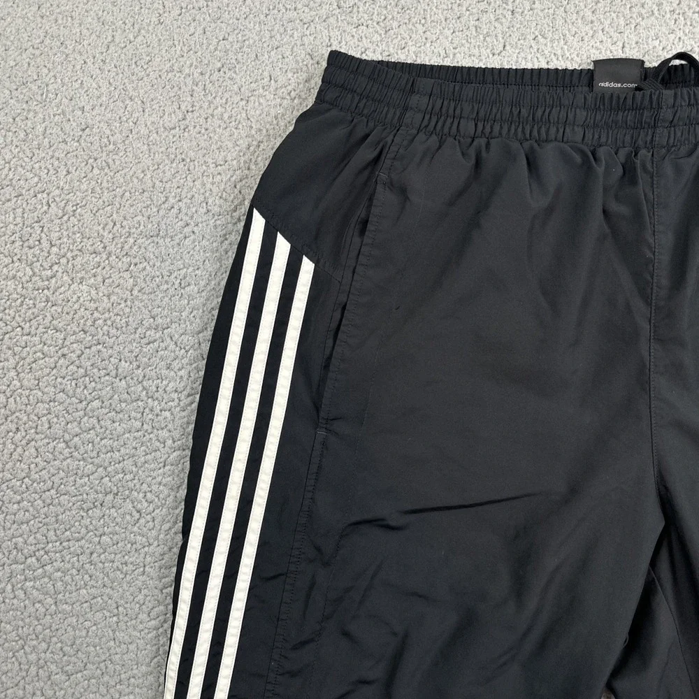 Adidas Clima 365 Ankle Zip Lined Track Pants Men Medium Black Climaproof Pockets